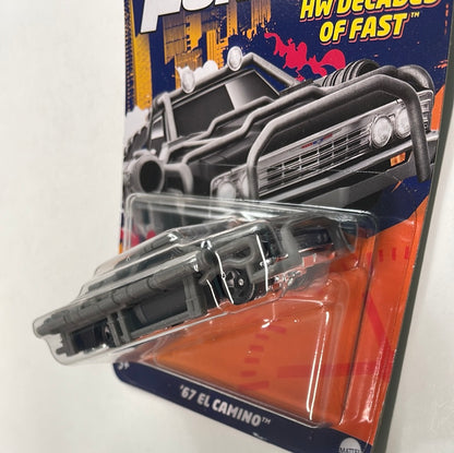 Hot Wheels 1/64 Fast And Furious HW Decades Of Fast ‘67 El Camino Black