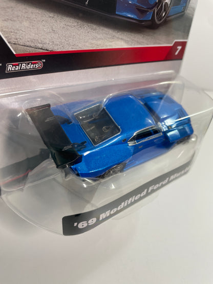 Hot Wheels 1/43 ‘69 Modified Ford Mustang Blue - HWT04