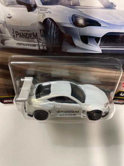 Hot Wheels 1/64 Car Culture Circuit Legends Pandem Subaru BRZ White - JBK64