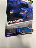 Hot Wheels 1/64 Car Culture Modern Classics Nissan SilEighty Blue - Damaged Card