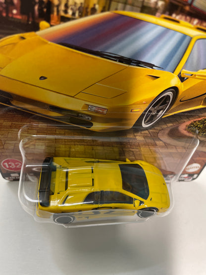 Hot Wheels 1/64 2025 Boulevard Mix D '95 Lamborghini Diablo SV Yellow - JBL13