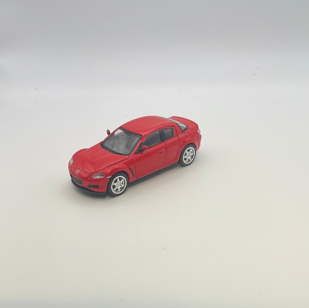 1/64 Unique Model Mazda RX-8 Red – Flipn Diecast