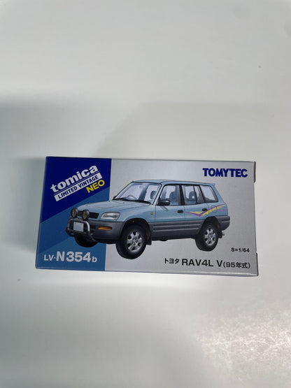 Tomica Limited Vintage Neo 1/64 LV-N354b Toyota RAV4L V 1995 Blue & Grey