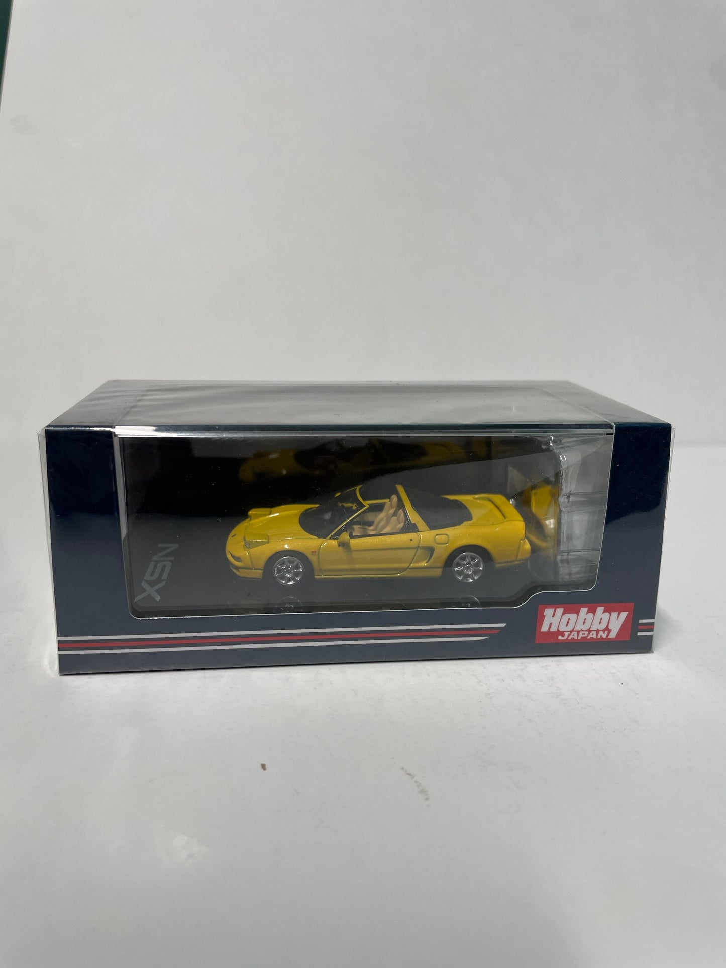 Hobby Japan 1/64 Honda NSX Type T with Detachable Roof Indy Yellow Pearl