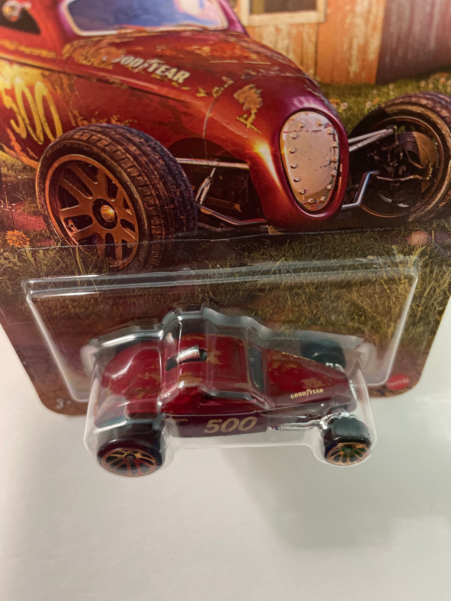 Hot Wheels 1/64 Silver Series Vintage 1968 Club Sooo Fast Red - JKY32