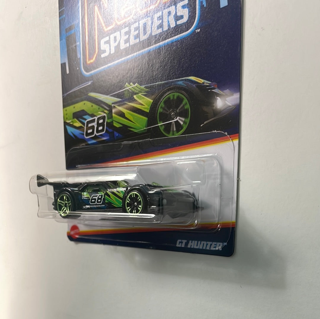 Hot Wheels 1/64 Neon Speeders GT Hunter Black