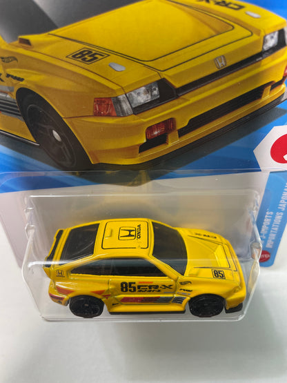 Hot Wheels 1/64 1985 Honda CR-X Yellow