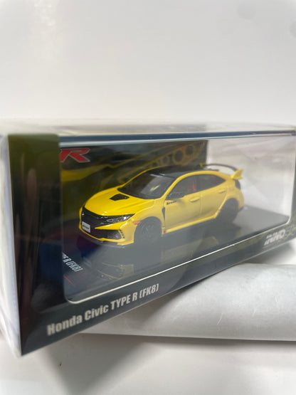 Inno64 1/64 Honda Civic Type R (FK8) Yellow - IN64-FK8-YL