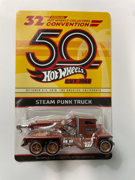 Hot Wheels 1/64 32th Annual Collectors Convention Dinner Los Angeles Steam Punk Truck Brown