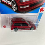 Hot Wheels 1/64 ‘90 Honda Civic EF Red - Damaged Card