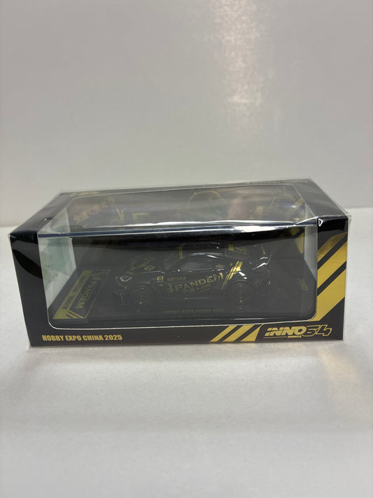 Inno64 1/64 Hobby Expo China 2025 Toyota GR86 Pandem Black - IN64-GR86P-HEC25