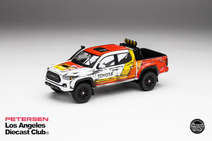 GCD 1/64 Los Angeles Diecast Club Exclusive Toyota Tacoma TRD PRO White & Red