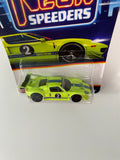 Hot Wheels 1/64 Neon Speeders Ford GT Green