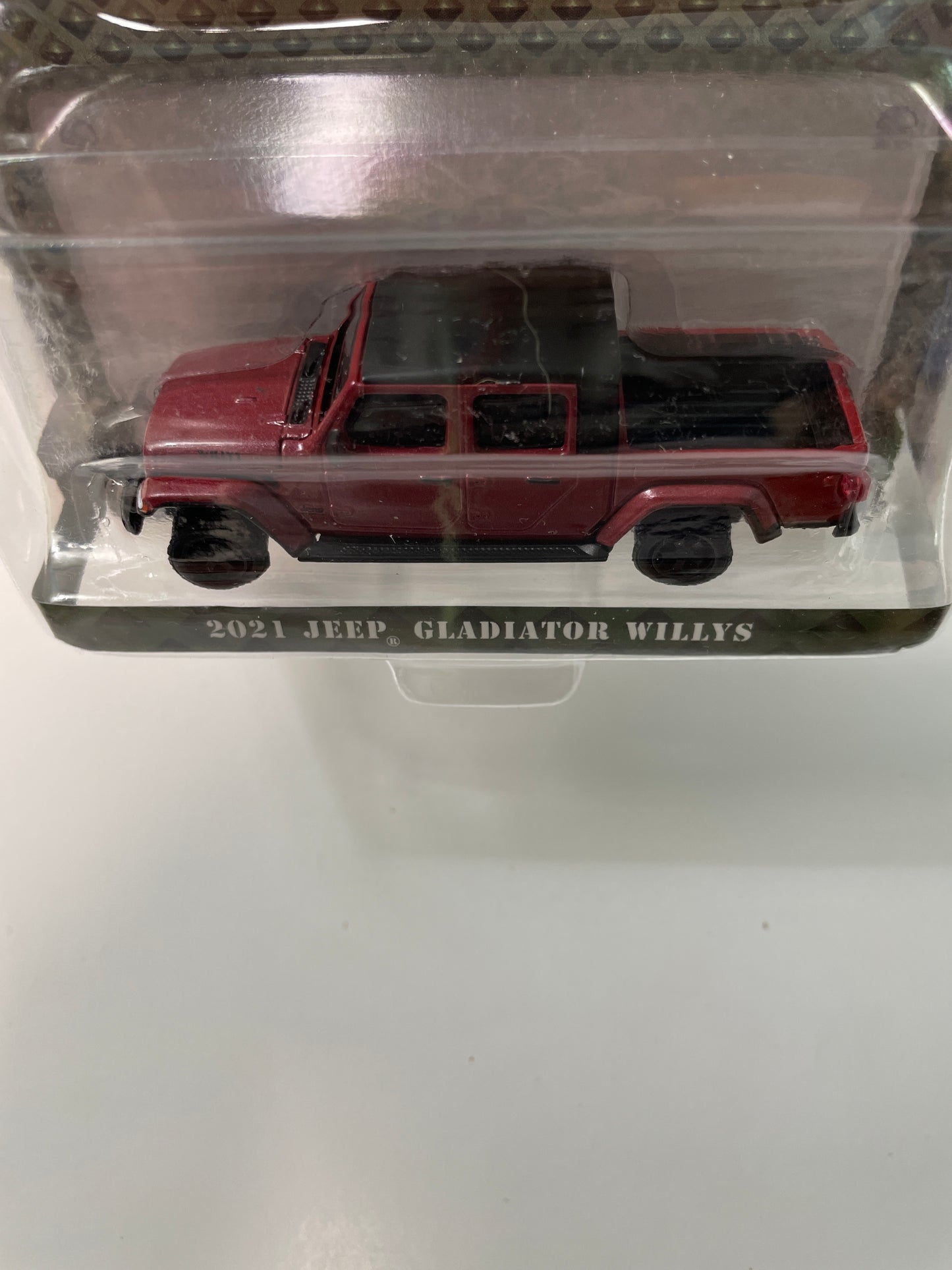 Greenlight 1/64 Battalion 64 2021 Jeep Gladiator Willys Red