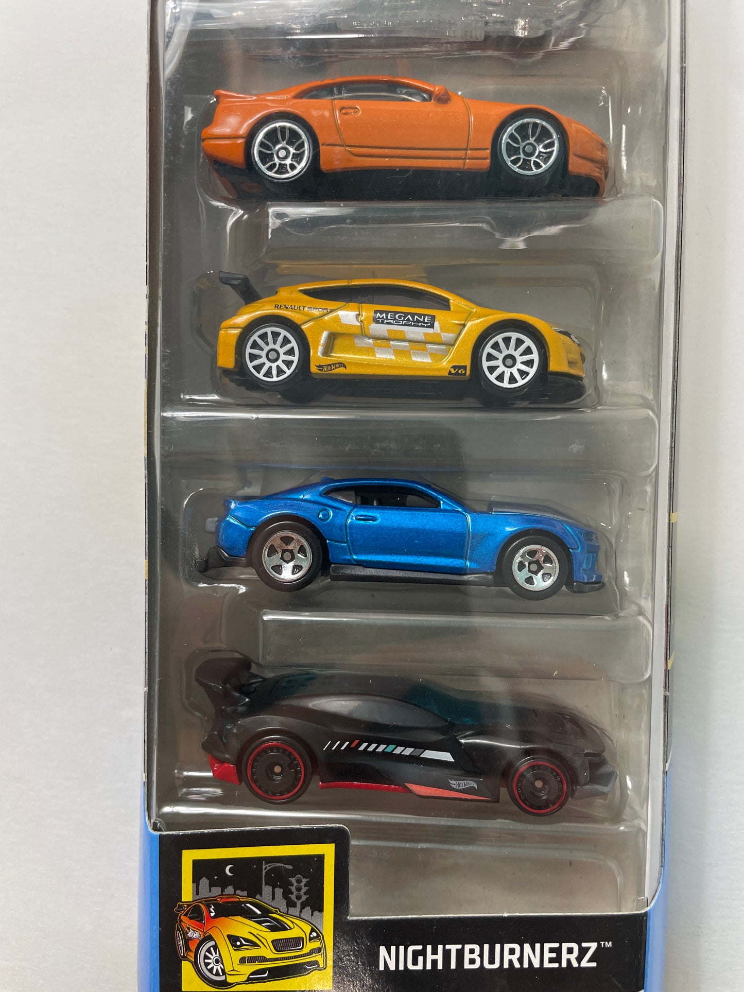 Hot Wheels 1/64 5 Pack Nightburnerz - Damaged Box