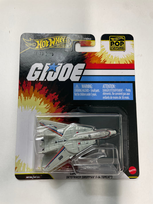 Hot Wheels 1/64 Pop Culture G.I.JOE Combat Jet/ Avion De Combat Skystriker (Grumman F-14 Tomcat) - JBL77