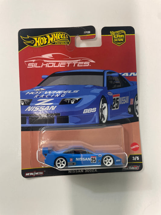 Hot Wheels 1/64 Car Culture Silhouettes Nissan 300zx Blue