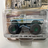 *Chase* Greenlight 1/64 Kings Of Crunch 1979 Ford F-250 Crime Time State Trooper Silver