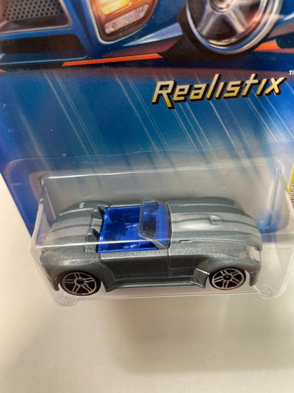 Hot Wheels 1/64 Realistix Ford Shelby Cobra Concept Grey - Damaged Box