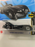 Hot Wheels 1/64 Batman & Robin Batmobile Black - Damaged Card