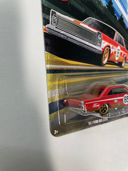 Hot Wheels 1/64 Silver Series Vintage Club 1968 '65 Ford Galaxie Red - JKY29