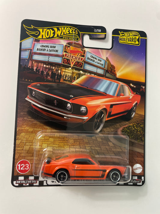 Hot Wheels 1/64 Boulevard Mix B ‘69 Ford Mustang Boss 302 Orange