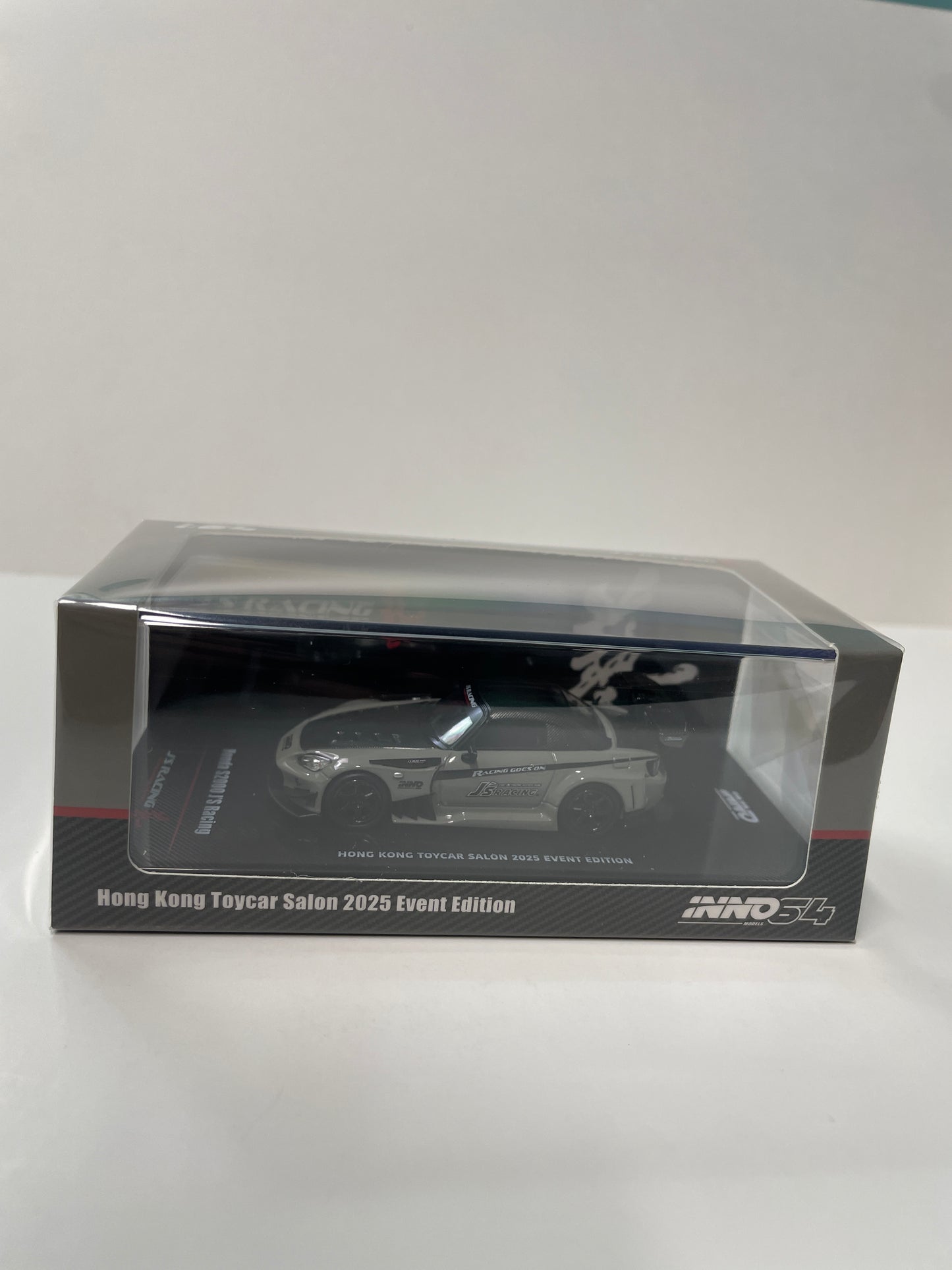 Inno64 1/64 Honda S2000 J'S Racing Hong Kong Salon 2025 Event Edition Grey & Black