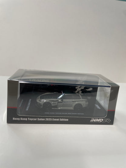 Inno64 1/64 Honda S2000 J'S Racing Hong Kong Salon 2025 Event Edition Grey & Black