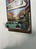 Hot Wheels 1/64 Boulevard ‘71 Datsun Bluebird 510 Wagon Green - Damaged Card