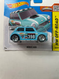 Hot Wheels 1/64 Morris Mini Short Card Blue