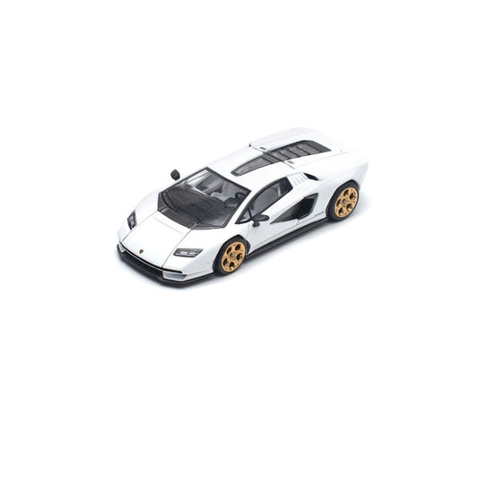 Pop Race 1/64 Lamborghini Countach LPI 800-4 White