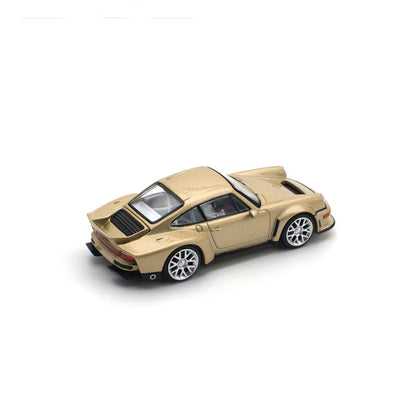 Pop Race 1/64 Porsche Singer DLS Turbo Gold - PR64-0132