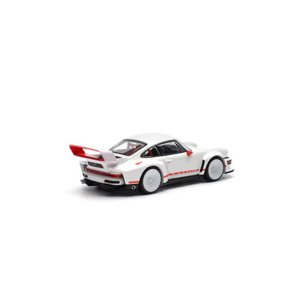 Pop Race 1/64 Porsche Singer DLS Turbo White - Pr64-0226
