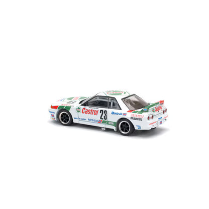 Pop Race 1/64 Nissan Skyline GT-R BNR32 #23 Macau Guia Race 1990 White - PR64-0194