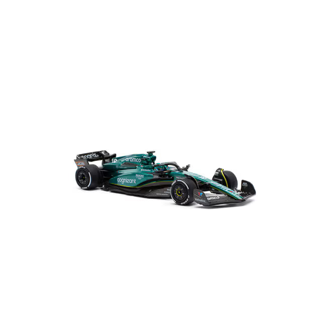 Pop Race 1/64 Aston Martin Aramco AMR23 #18 Black & Green - PR64-0234