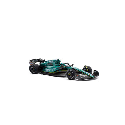 Pop Race 1/64 Aston Martin Aramco AMR23 #18 Black & Green - PR64-0234
