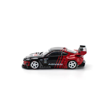 Pop Race 1/64 Pandem GR Toyota 86 Advan Red & Black - PR64-0228