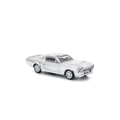 Pop Race 1/64 Ford Shelby Mustang GT500 Chrome - PR64-0312