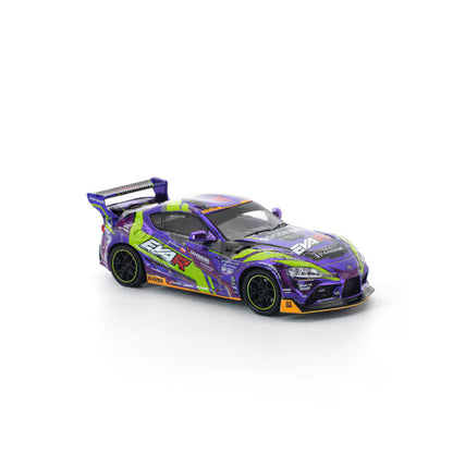 Pop Race 1/64 EVA RT Test Type-01 Goodride Pandem GR Toyota Supra Purple - PR64-0311