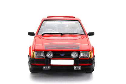 1/18 Sunstar 1984 Ford Escort RS1600i – Sunburst Red (RHD)