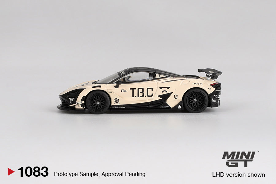 Mini GT 1/64 McLaren 720S LB★Works The Boring Concept Beige & Black - MGT01083