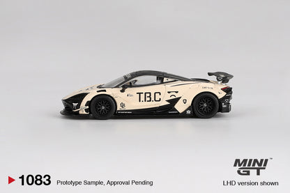 Mini GT 1/64 McLaren 720S LB★Works The Boring Concept Beige & Black - MGT01083
