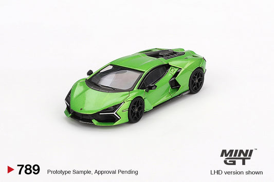Mini GT 1/64 Lamborghini Revuelto Verde Selvans Green