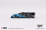 Mini GT 1/64 Acura ARX-06 GTP #10 No. 10 Konica Minolta Acura ARX-06 2023 IMSA Daytona 24 Hrs Blue & Black