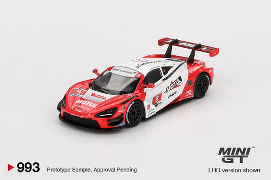 Mini GT 1/64 McLaren 720S GT3 Evo 2024 IMSA Laguna Seca Pfaff Motorsport Red & White - MGT00993