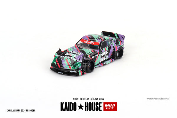 Mini GT x Kaido House 1/64 Nissan Fairlady Z HKS Green