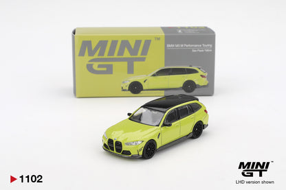 Mini GT 1/64 BMW M3 M Performance Touring Sao Paulo Yellow - MGT01102