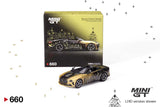 Mini GT 1/64 Bentley Mulliner Bacalar 2023 Christmas Edition Limited 9999 pieces Gold & Black