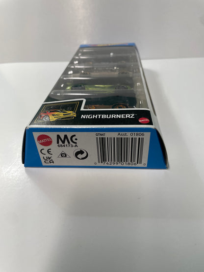 Hot Wheels 1/64 5 Pack Nightburnerz