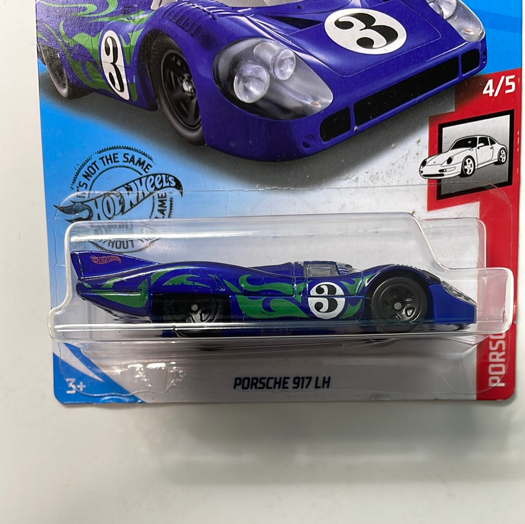 Hot Wheels 1/64 Porsche 917 LH Blue #3 Blue - Damaged Card – Flipn Diecast